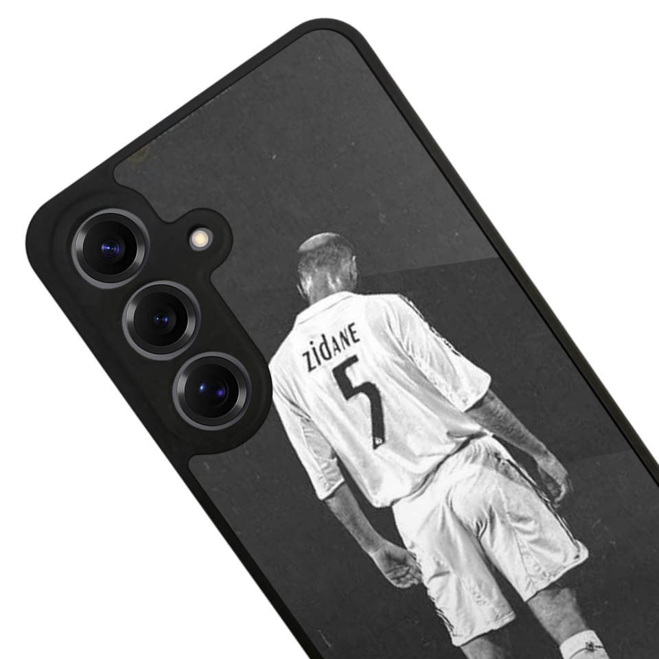 Samsung Galaxy S25 Uyumlu Zidane Tasarımlı Glossy Premium Kılıf