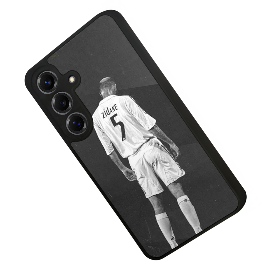 Samsung Galaxy S25 Uyumlu Zidane Tasarımlı Glossy Premium Kılıf