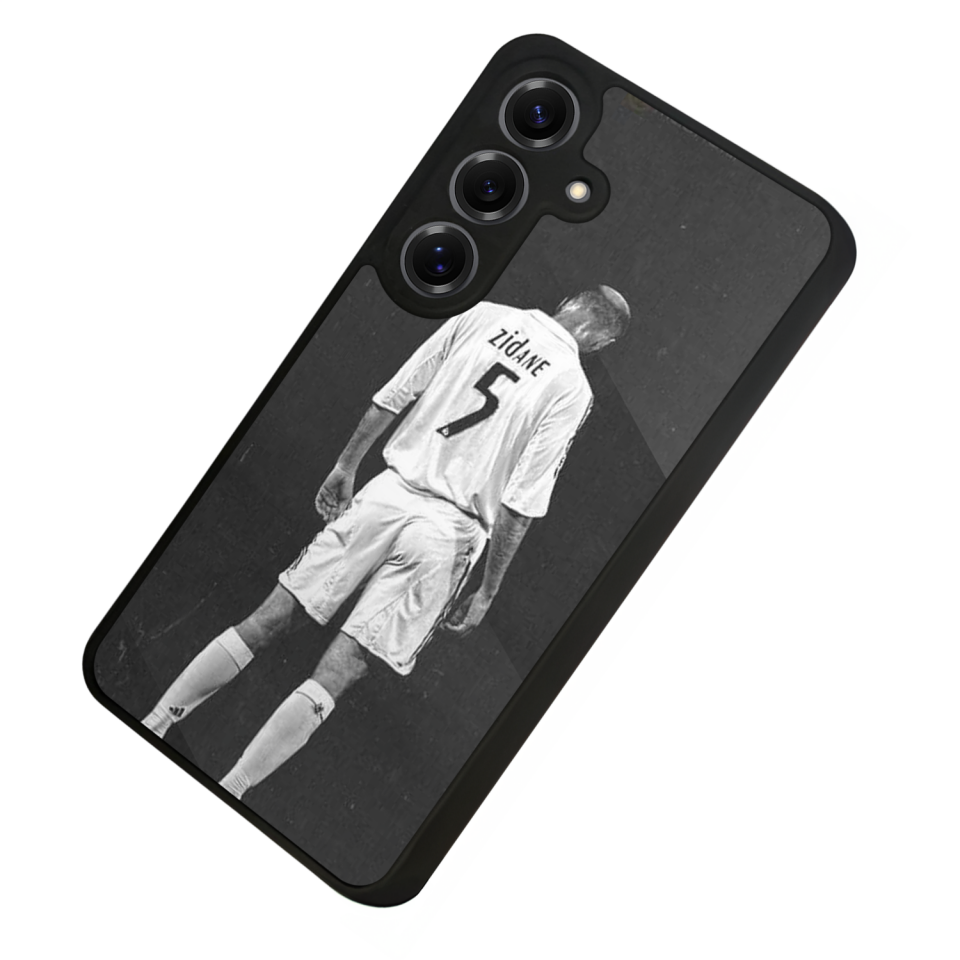 Samsung Galaxy S25 Uyumlu Zidane Tasarımlı Glossy Premium Kılıf