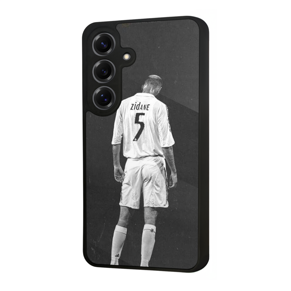 Samsung Galaxy S25 Uyumlu Zidane Tasarımlı Glossy Premium Kılıf