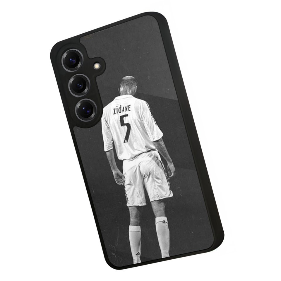 Samsung Galaxy S25 Uyumlu Zidane Tasarımlı Glossy Premium Kılıf