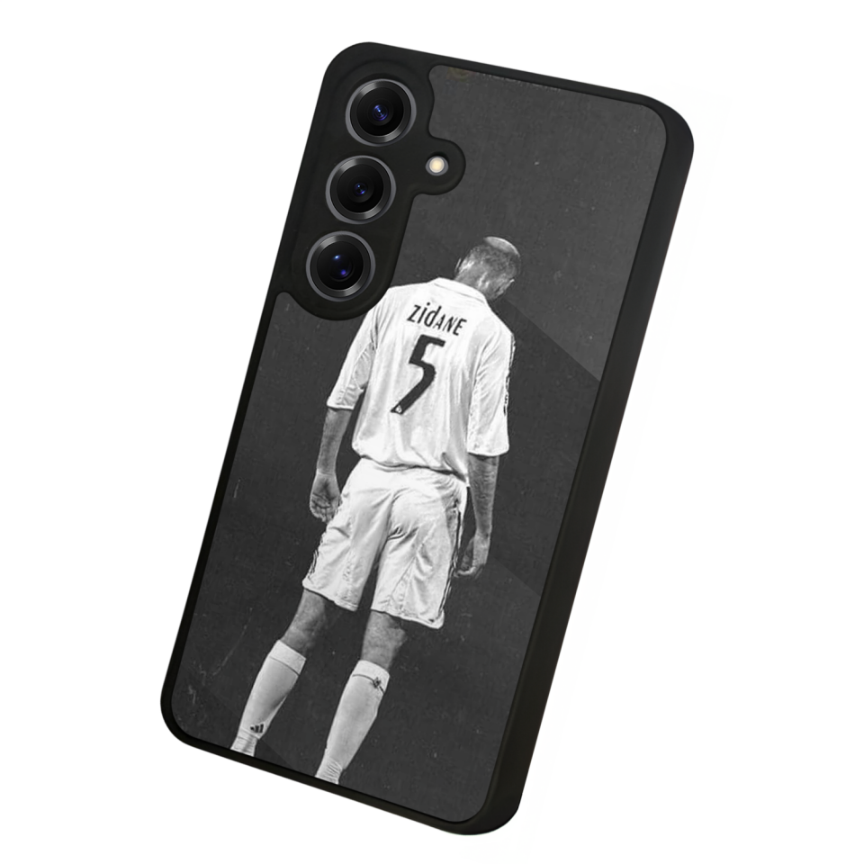 Samsung Galaxy S25 Uyumlu Zidane Tasarımlı Glossy Premium Kılıf
