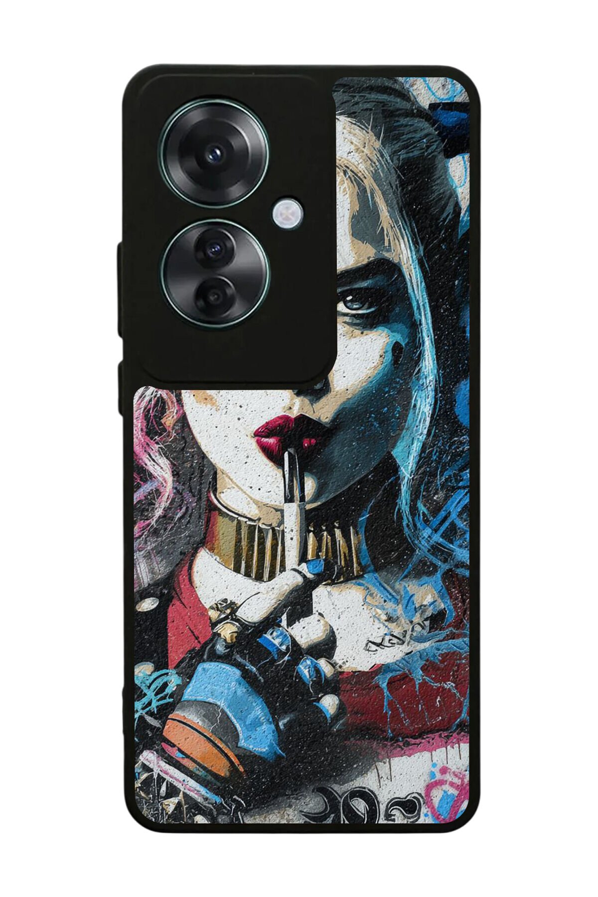 Oppo Reno 11F Uyumlu HarleyQueen Tasarımlı Glossy Premium Kılıf