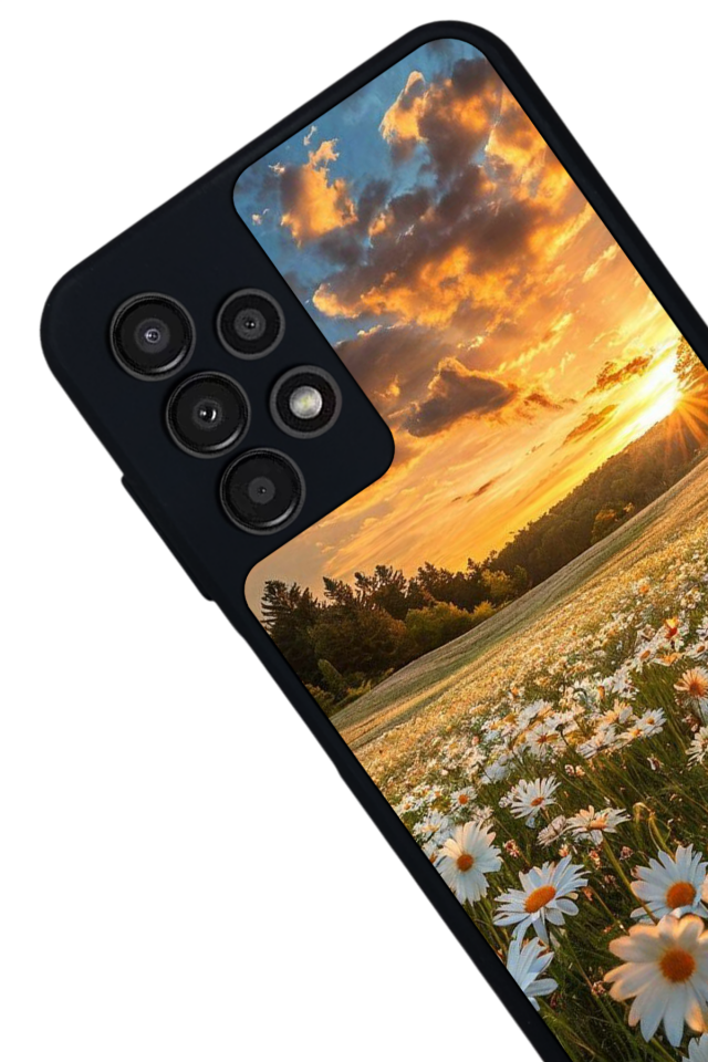 Samsung Galaxy A23 Uyumlu Cicek Tasarımlı Glossy Premium Kılıf