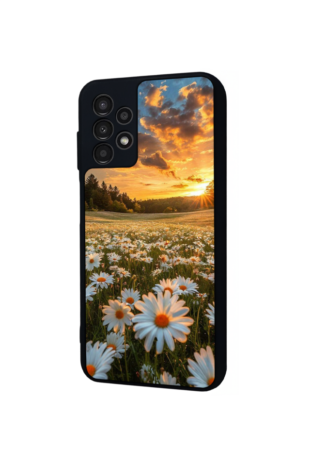 Samsung Galaxy A23 Uyumlu Cicek Tasarımlı Glossy Premium Kılıf