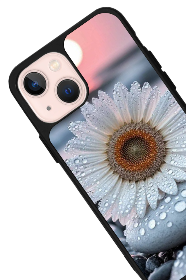 iPhone 14 Plus Uyumlu Cicek Tasarımlı Glossy Premium Kılıf