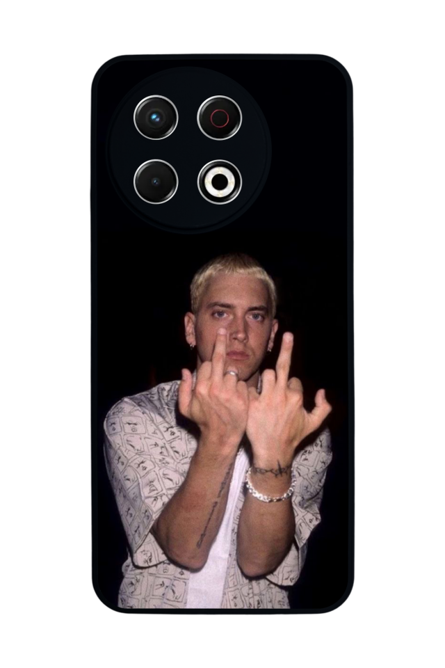 Tecno Spark 30 Pro Uyumlu Eminem Tasarımlı Glossy Premium Kılıf