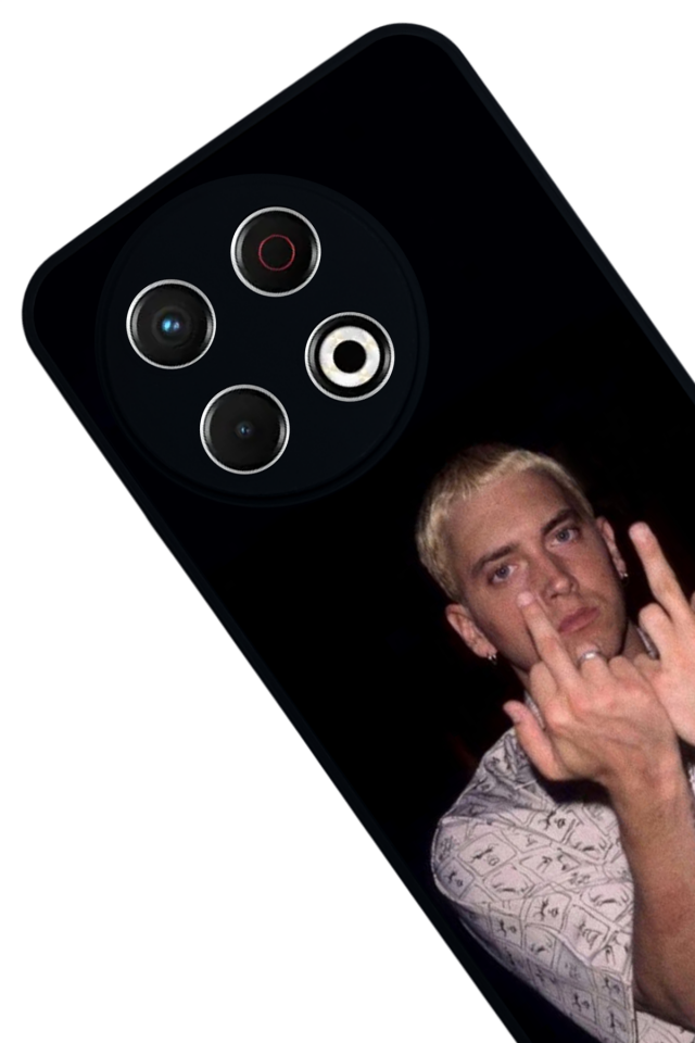 Tecno Spark 30 Pro Uyumlu Eminem Tasarımlı Glossy Premium Kılıf