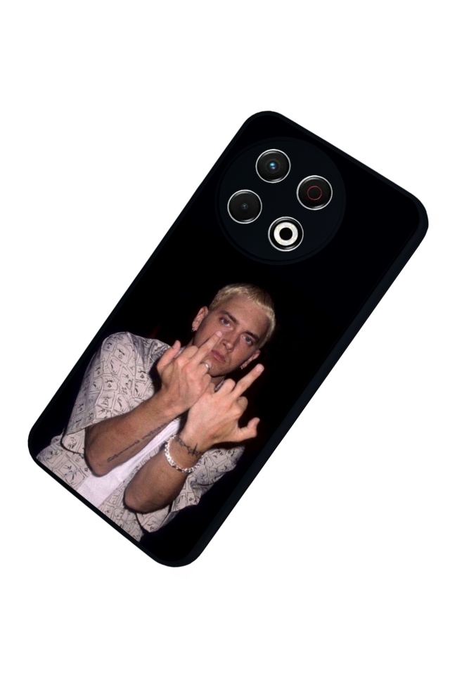 Tecno Spark 30 Pro Uyumlu Eminem Tasarımlı Glossy Premium Kılıf