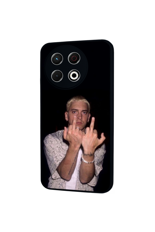 Tecno Spark 30 Pro Uyumlu Eminem Tasarımlı Glossy Premium Kılıf