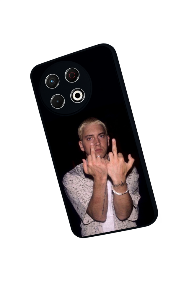 Tecno Spark 30 Pro Uyumlu Eminem Tasarımlı Glossy Premium Kılıf