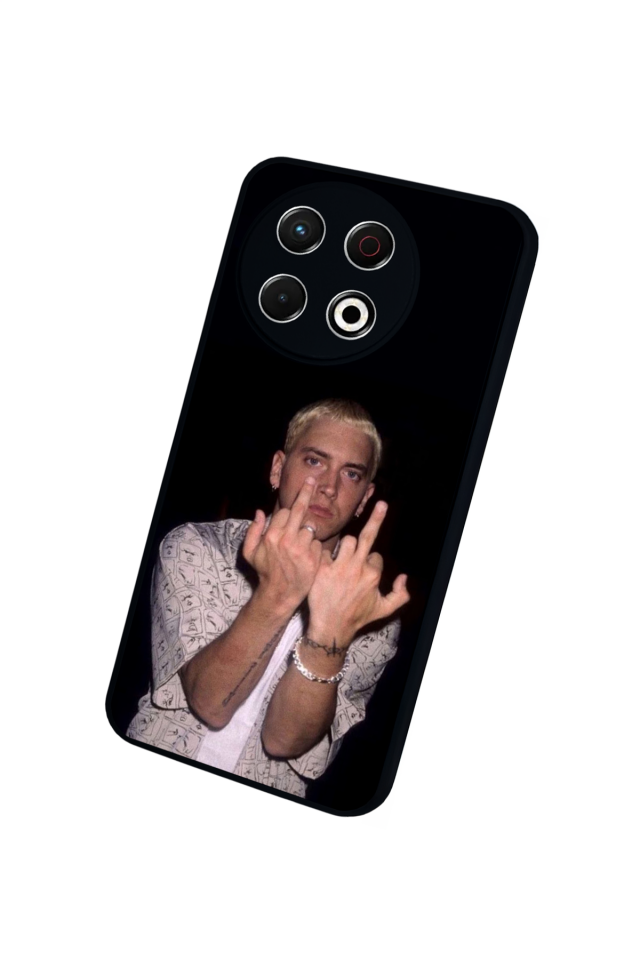 Tecno Spark 30 Pro Uyumlu Eminem Tasarımlı Glossy Premium Kılıf