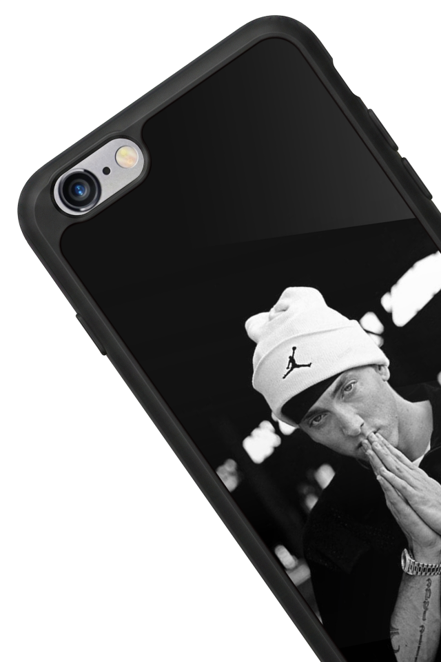 iPhone 6s Plus Uyumlu Eminem Tasarımlı Glossy Premium Kılıf