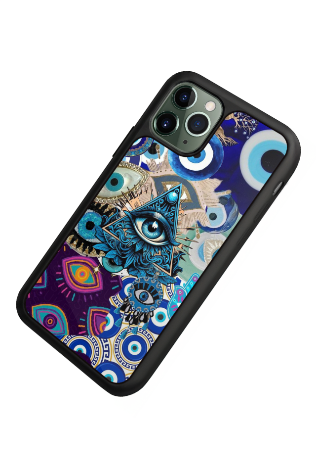 iPhone 11 Pro Uyumlu Göz Tasarımlı Glossy Premium Kılıf