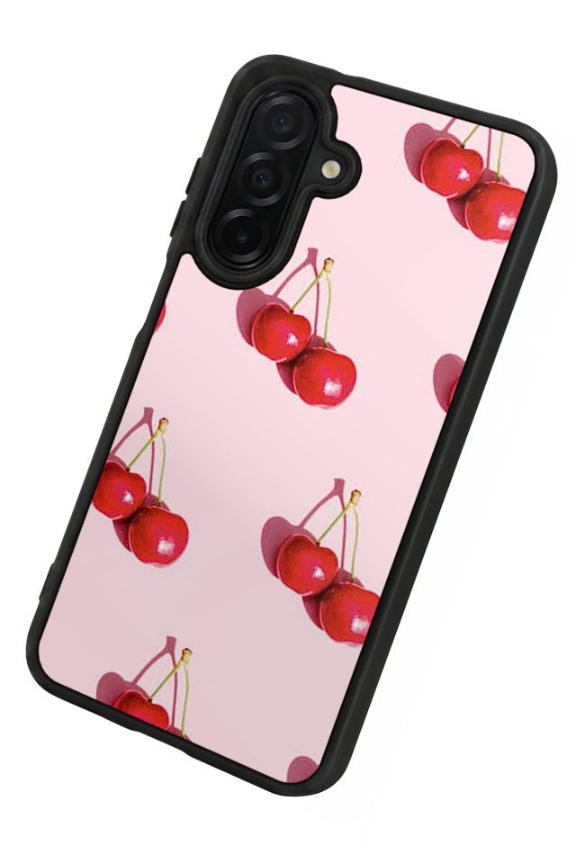 Samsung Galaxy A26 Uyumlu Kiraz Tasarımlı Glossy Premium Kılıf