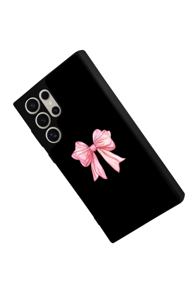 Samsung Galaxy S24 Ultra Uyumlu Kurdele Tasarımlı Glossy Premium Kılıf