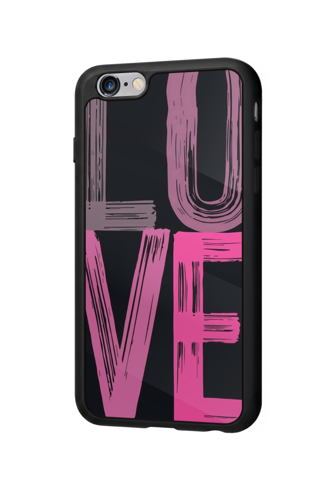 iPhone 6 Plus Uyumlu Love Tasarımlı Glossy Premium Kılıf