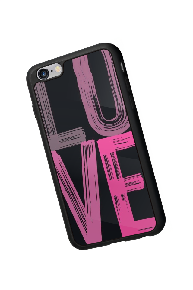 iPhone 6 Plus Uyumlu Love Tasarımlı Glossy Premium Kılıf