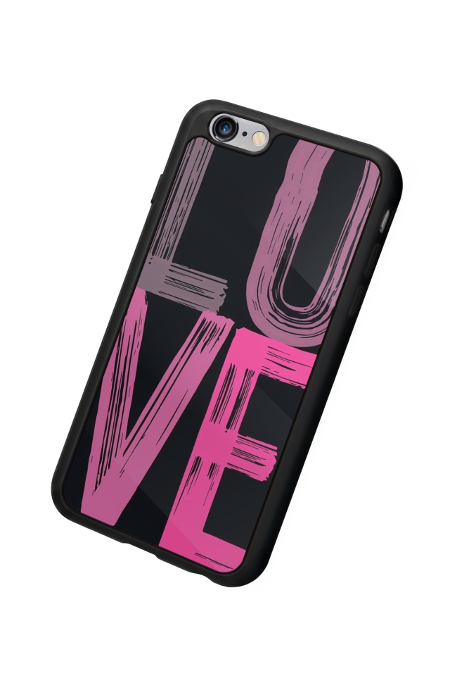 iPhone 6 Plus Uyumlu Love Tasarımlı Glossy Premium Kılıf