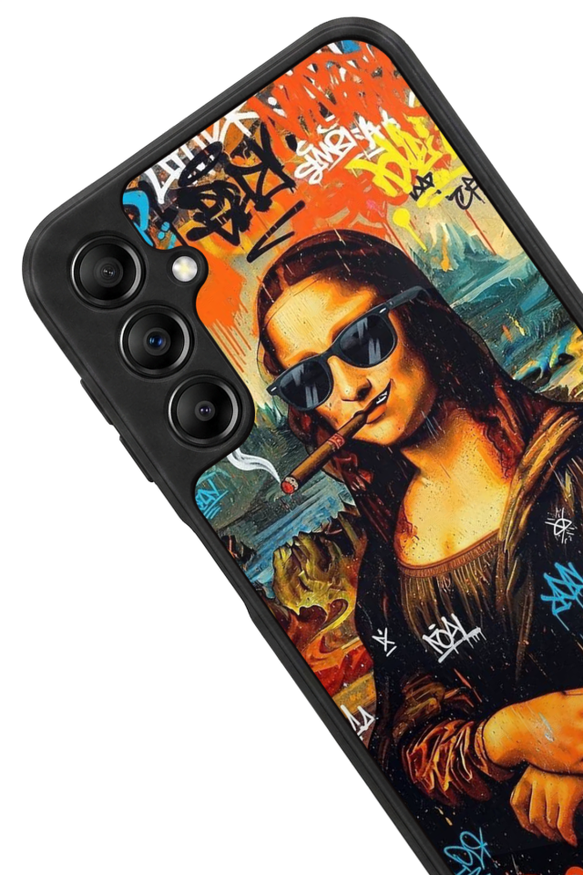 Samsung Galaxy A14 Uyumlu Monalisa Tasarımlı Glossy Premium Kılıf