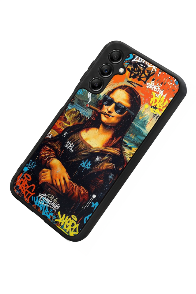 Samsung Galaxy A14 Uyumlu Monalisa Tasarımlı Glossy Premium Kılıf