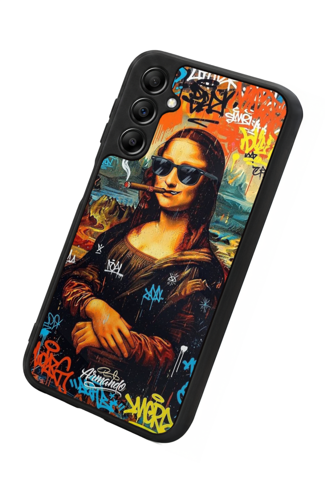 Samsung Galaxy A14 Uyumlu Monalisa Tasarımlı Glossy Premium Kılıf
