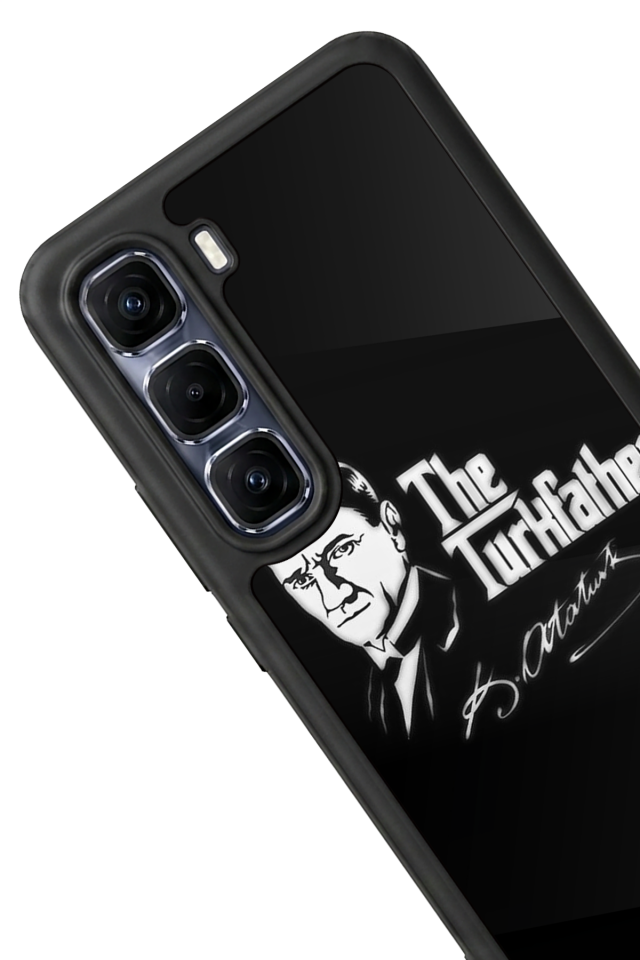 Infinix Hot 60 Pro Plus Uyumlu Mustafa Kemal Ataturk Tasarımlı Glossy Premium Kılıf