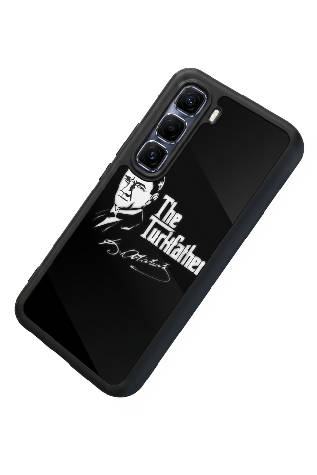 Infinix Hot 60 Pro Plus Uyumlu Mustafa Kemal Ataturk Tasarımlı Glossy Premium Kılıf