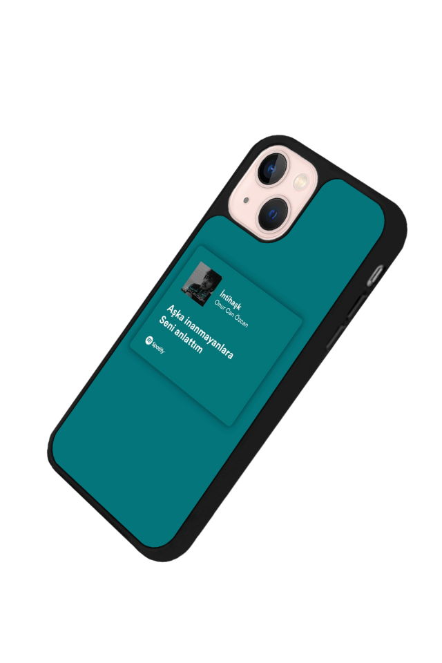 iPhone 15 Uyumlu Sarki Sozleri Tasarımlı Glossy Premium Kılıf