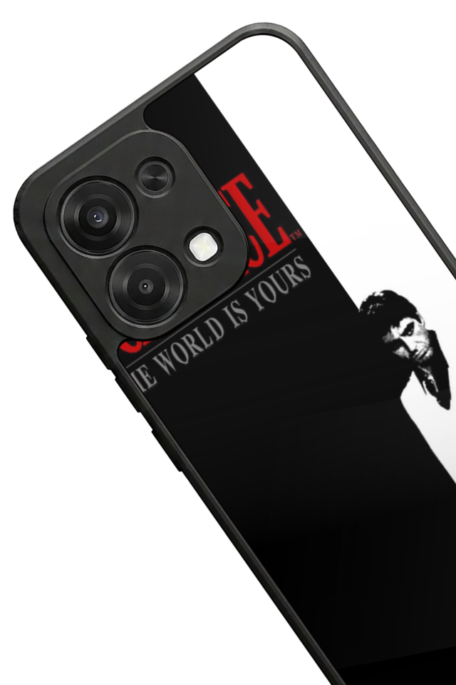 Oppo A6 Pro Uyumlu Scarface Tasarımlı Glossy Premium Kılıf