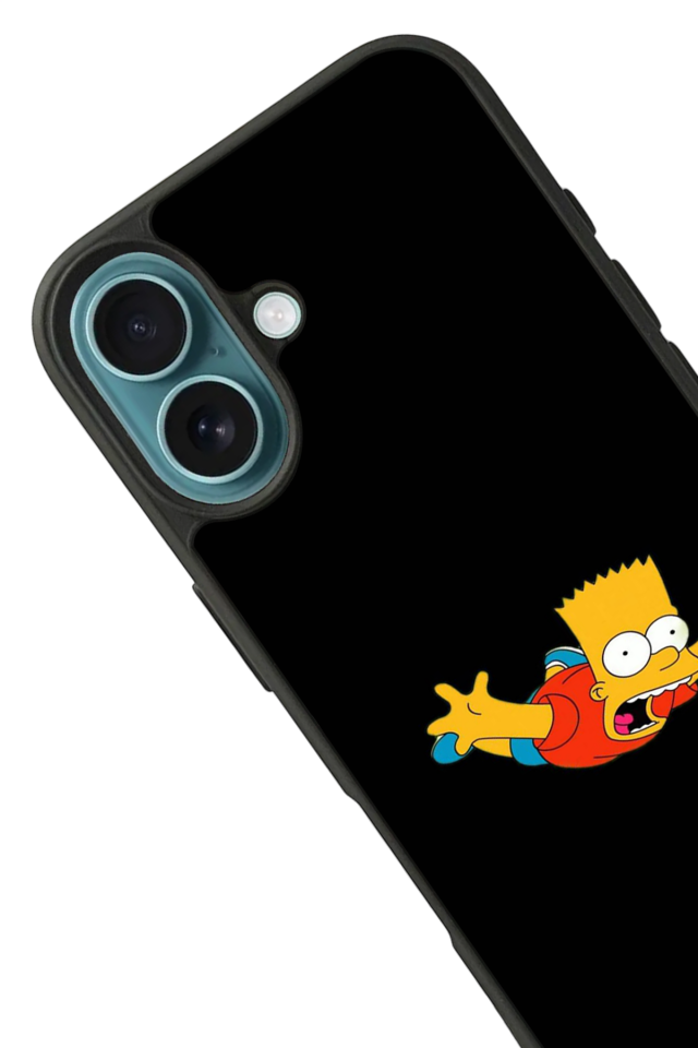 iPhone 16 Uyumlu The Simpsons Tasarımlı Glossy Premium Kılıf