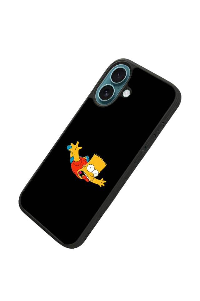 iPhone 16 Uyumlu The Simpsons Tasarımlı Glossy Premium Kılıf
