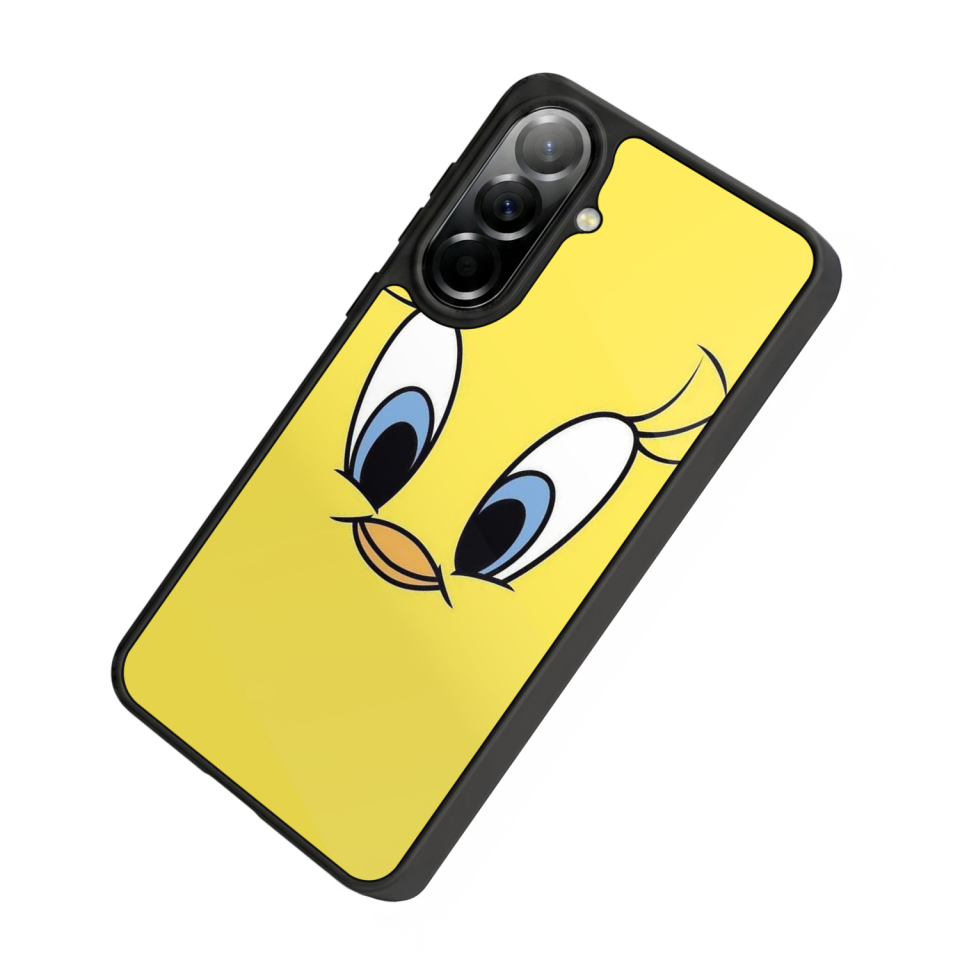 Samsung Galaxy A57 Uyumlu Tweety Tasarımlı Glossy Premium Kılıf