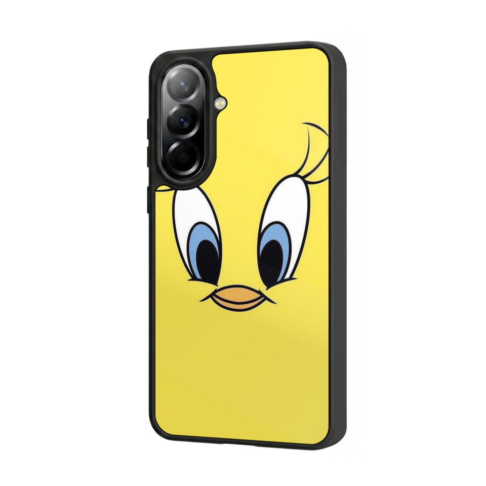 Samsung Galaxy A57 Uyumlu Tweety Tasarımlı Glossy Premium Kılıf