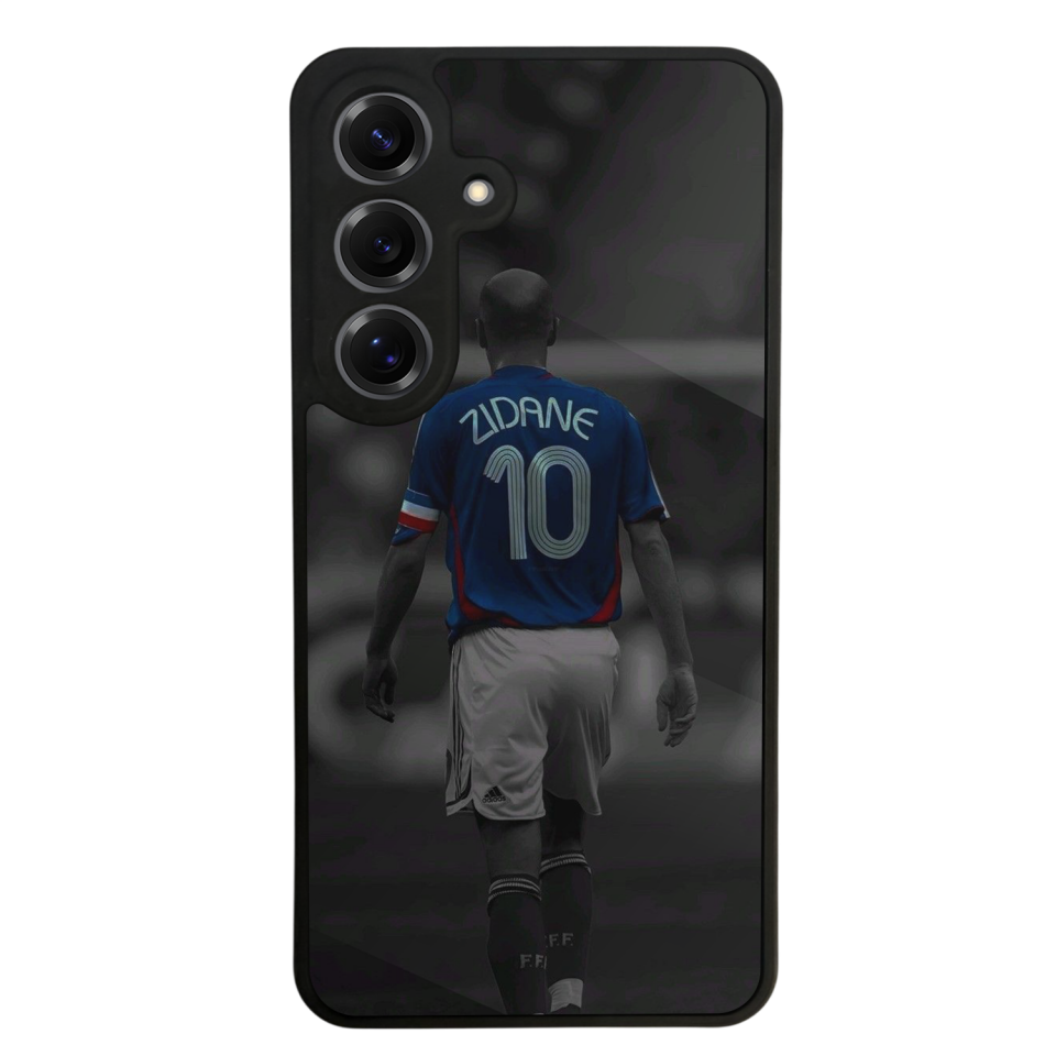 Samsung Galaxy S25 Uyumlu Zidane Tasarımlı Glossy Premium Kılıf