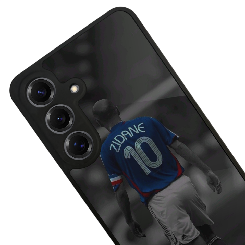 Samsung Galaxy S25 Uyumlu Zidane Tasarımlı Glossy Premium Kılıf