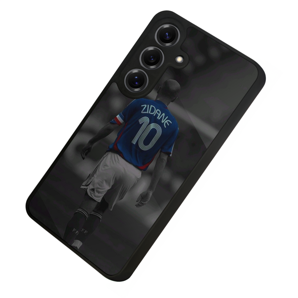 Samsung Galaxy S25 Uyumlu Zidane Tasarımlı Glossy Premium Kılıf