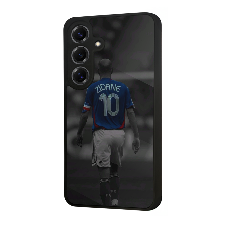 Samsung Galaxy S25 Uyumlu Zidane Tasarımlı Glossy Premium Kılıf