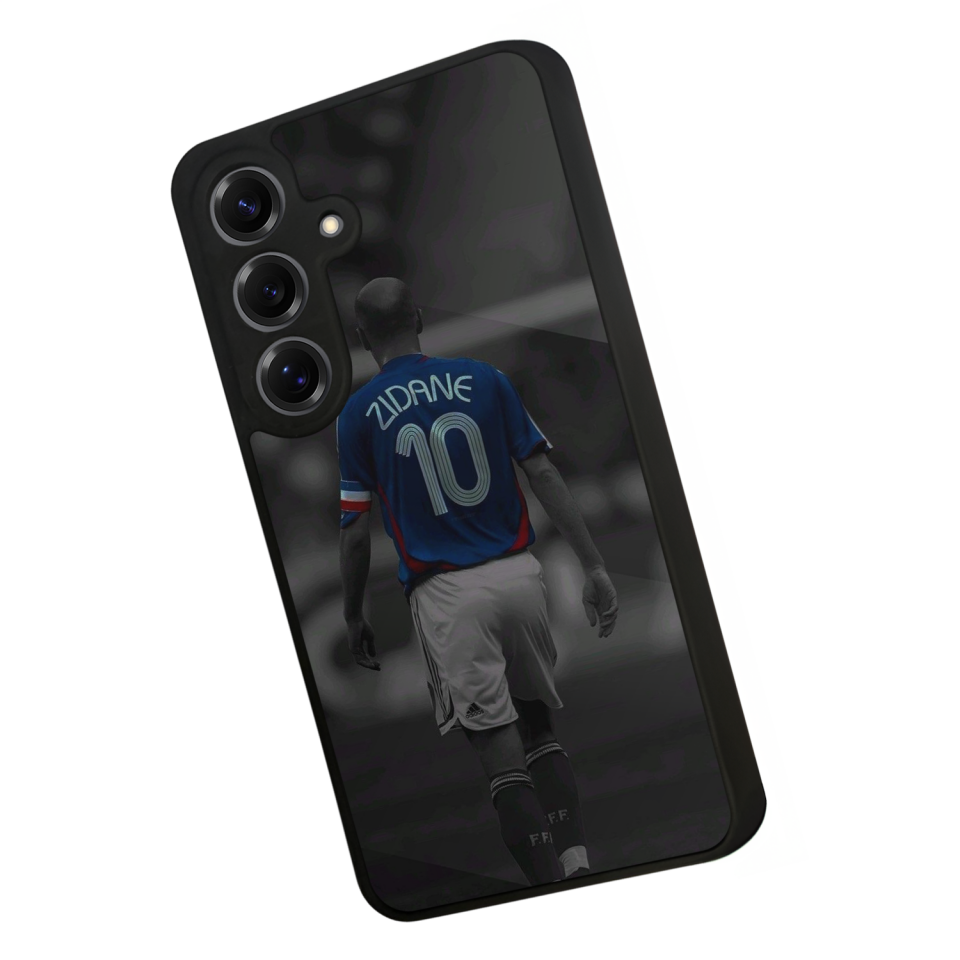 Samsung Galaxy S25 Uyumlu Zidane Tasarımlı Glossy Premium Kılıf