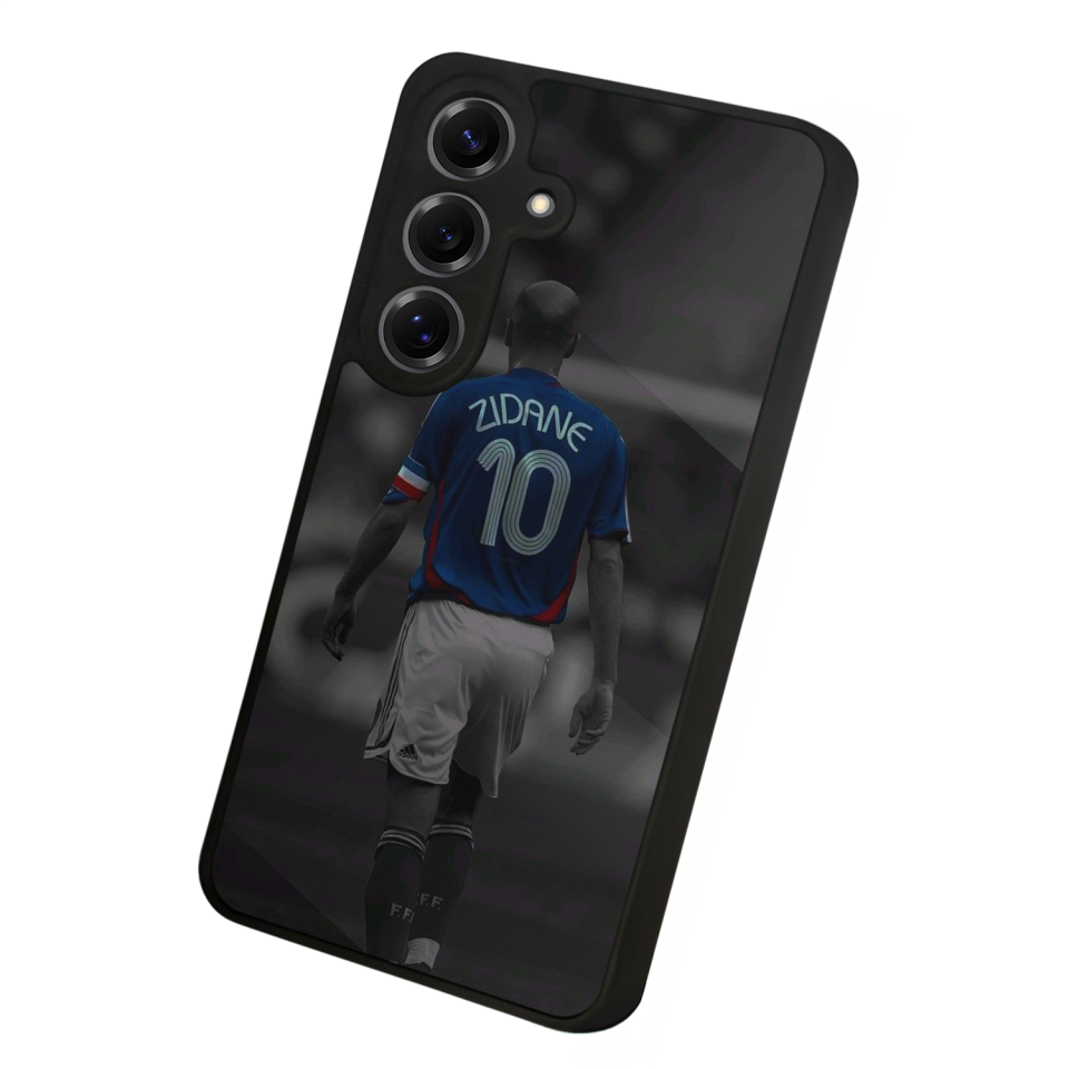 Samsung Galaxy S25 Uyumlu Zidane Tasarımlı Glossy Premium Kılıf