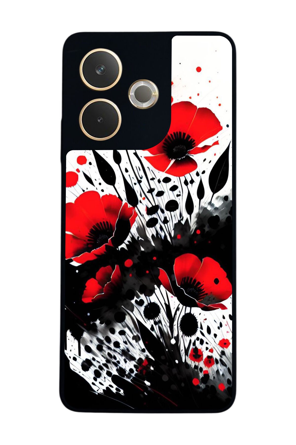 Oppo A5 Pro Uyumlu Floral Tasarımlı Glossy Premium Kılıf