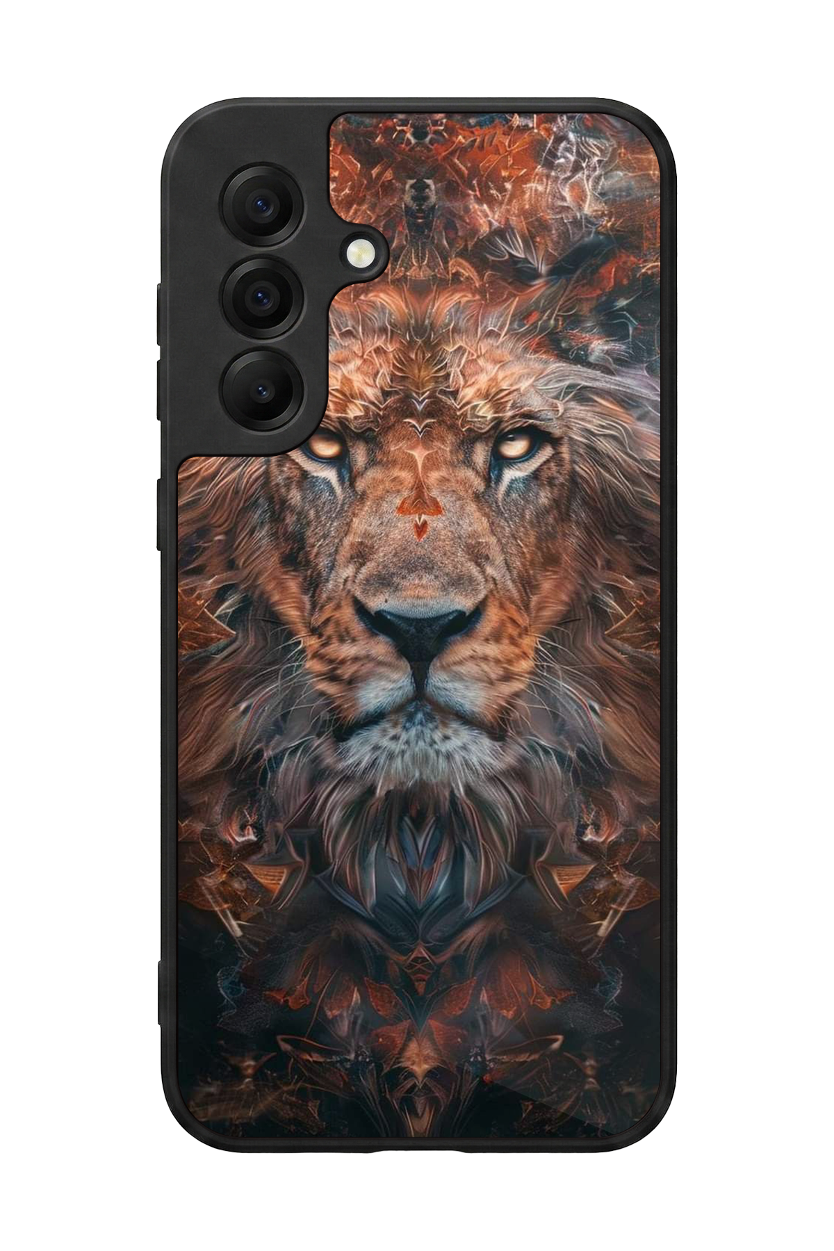 Samsung Galaxy A17 Uyumlu Aslan Tasarımlı Glossy Premium Kılıf