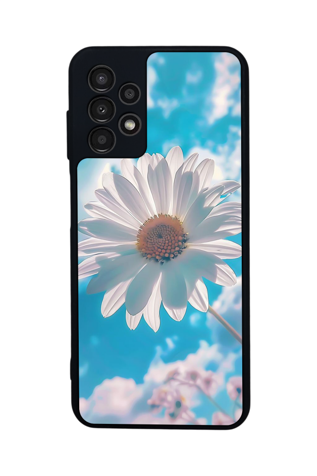 Samsung Galaxy A23 Uyumlu Cicek Tasarımlı Glossy Premium Kılıf
