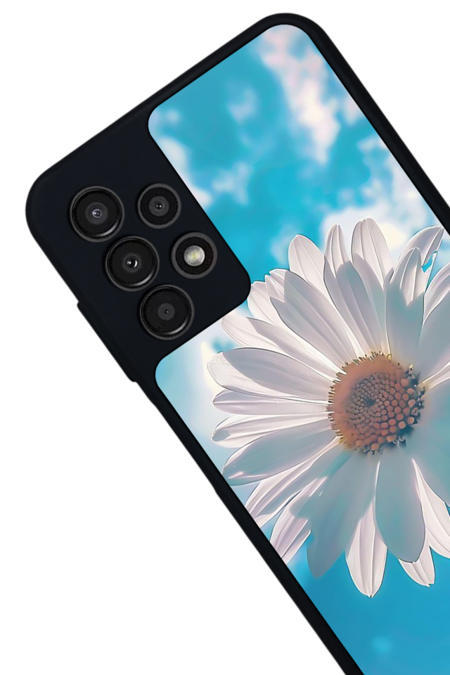 Samsung Galaxy A23 Uyumlu Cicek Tasarımlı Glossy Premium Kılıf