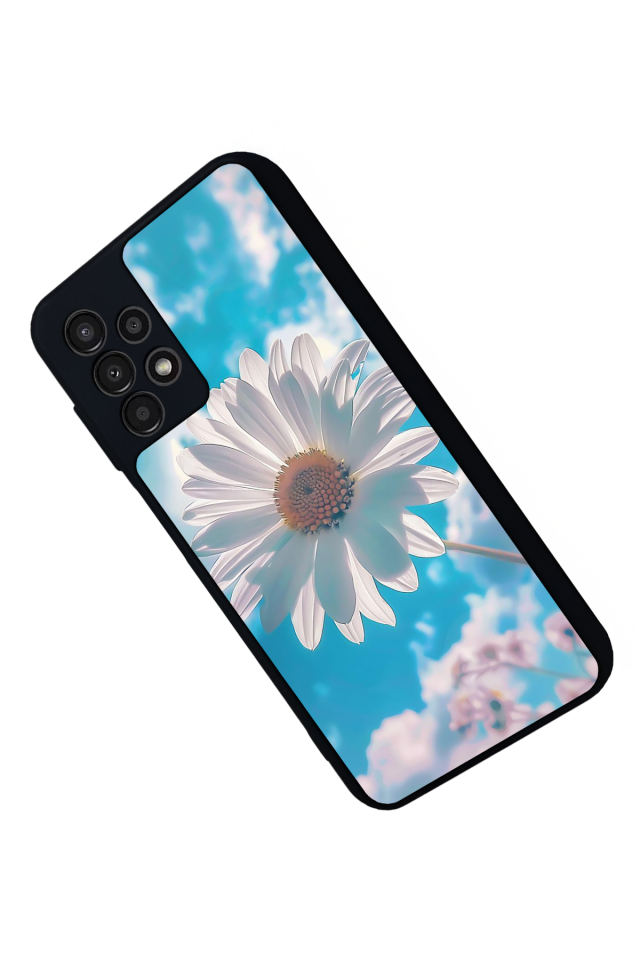 Samsung Galaxy A23 Uyumlu Cicek Tasarımlı Glossy Premium Kılıf