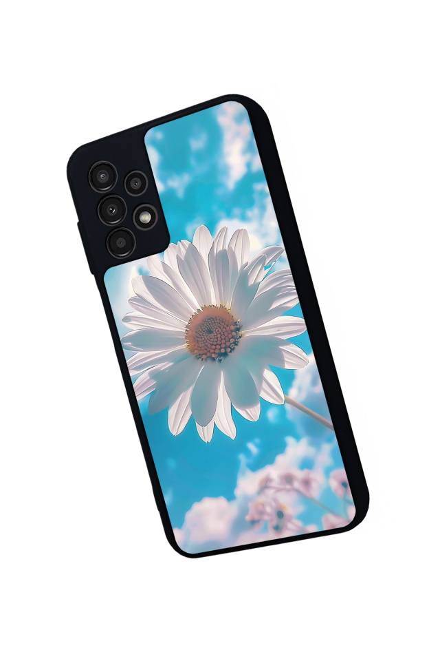 Samsung Galaxy A23 Uyumlu Cicek Tasarımlı Glossy Premium Kılıf