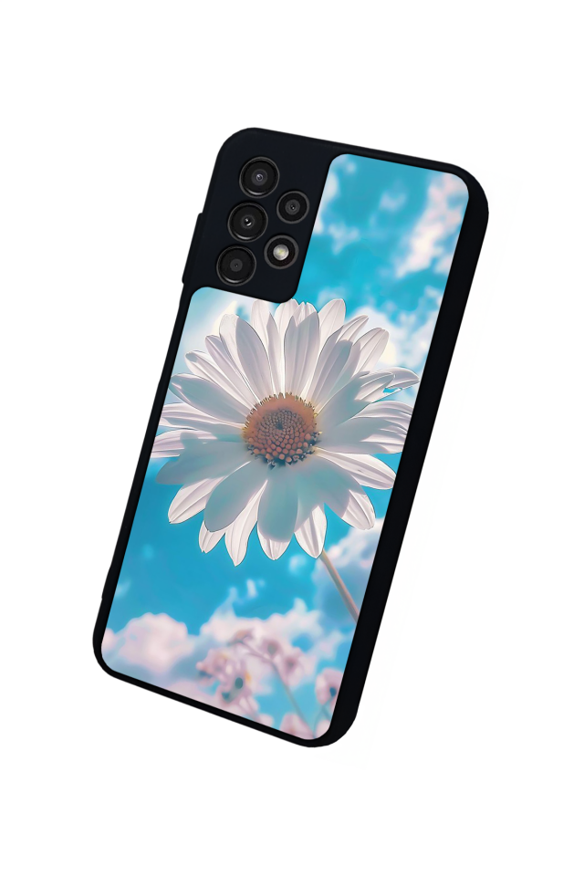 Samsung Galaxy A23 Uyumlu Cicek Tasarımlı Glossy Premium Kılıf
