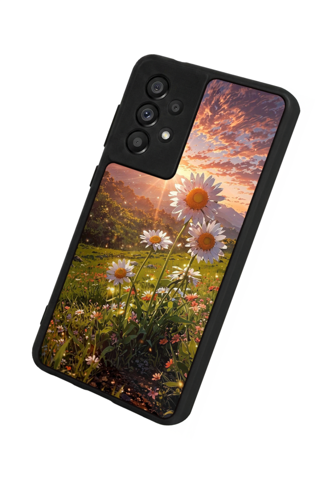Samsung Galaxy A73 Uyumlu Cicek Tasarımlı Glossy Premium Kılıf
