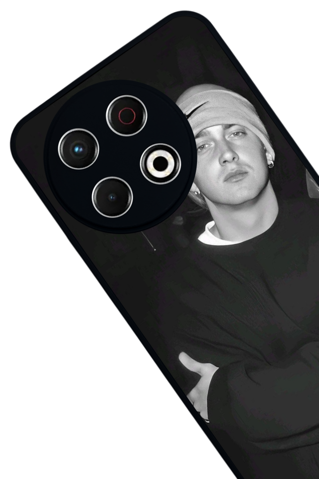 Tecno Spark 30 Pro Uyumlu Eminem Tasarımlı Glossy Premium Kılıf