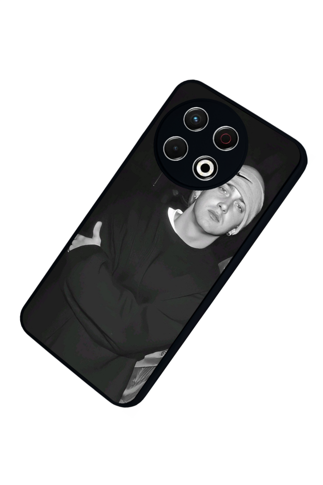 Tecno Spark 30 Pro Uyumlu Eminem Tasarımlı Glossy Premium Kılıf